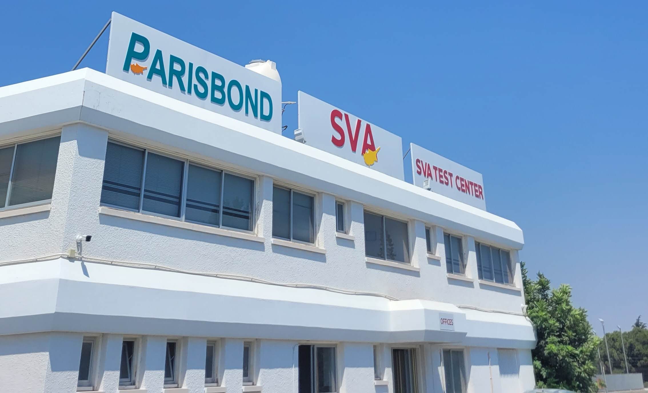 Gebäude des SVA-Prüfzentrums Larnaca auf Zypern