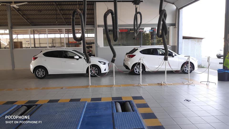 Inspection hall at the Larnaca SVA Test Center in Cyprus